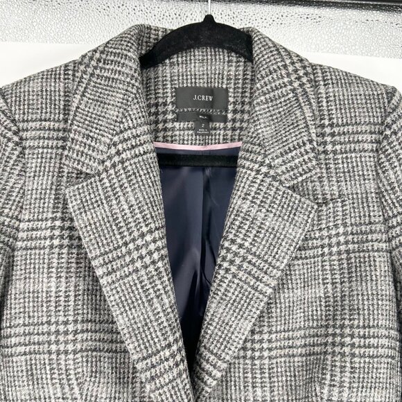 J. Crew Willa Blazer in Houndstooth Wool Size 2 - Picture 5 of 9